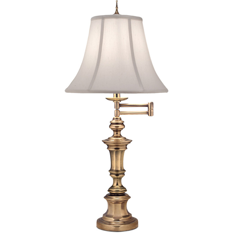 Stiffel Swing Arm Table Lamp in Burnished Brass SWTL-A623-A781-BB