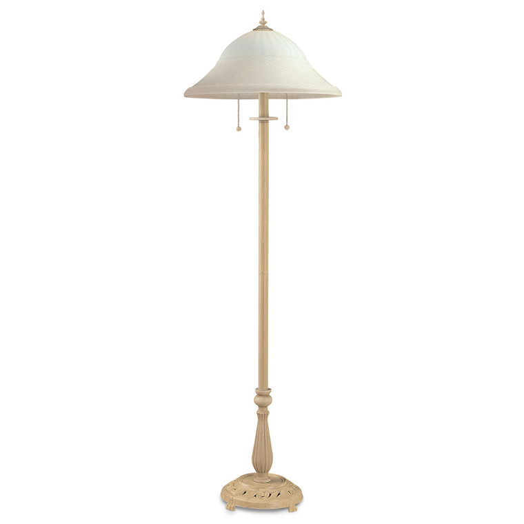 Lite Master Bethany Torchiere Floor Lamp in Royal Sand Finish F813RS-261
