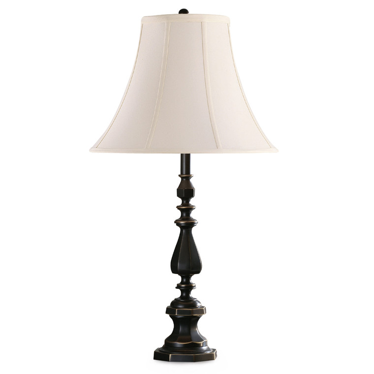 Lite Master Charlemont Table Lamp in Oil Rubbed Bronze on Solid Brass Finish T2000RZ-SL