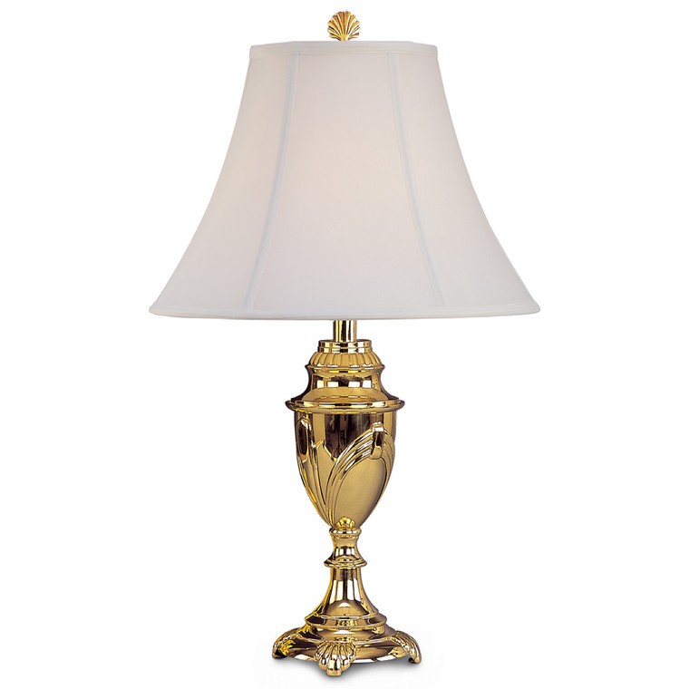 Lite Master Cassandra Table Lamp in Polished Solid Brass T6437PB-SL