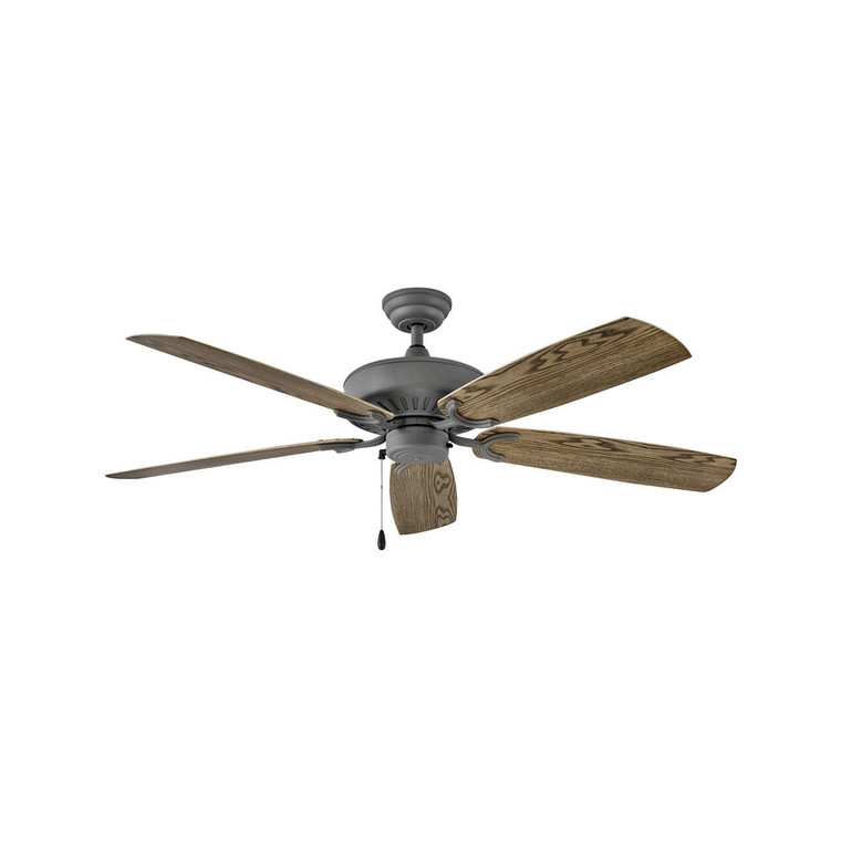 Hinkley Oasis 60" Ceiling Fan Indoor/Outdoor Graphite with Pull Chain 901660FGT-NWA