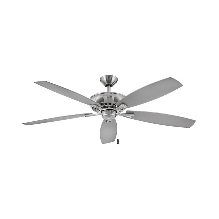 Hinkley Highland 60" Ceiling Fan Indoor Brushed Nickel with Pull Chain 904160FBN-NIA