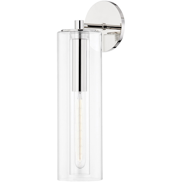 Mitzi 1 Light Wall Sconce in Polished Nickel H415101B-PN