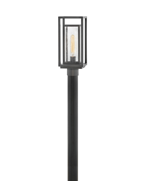 Hinkley Lighting Republic Medium Post Top or Pier Mount Lantern Oil Rubbed Bronze LED Bulb(s) Included 1001OZ-LL