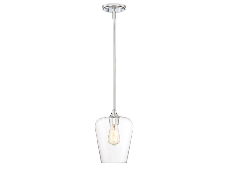 Savoy House Octave 1 Light Pendant in Polished Chrome 7-4036-1-11