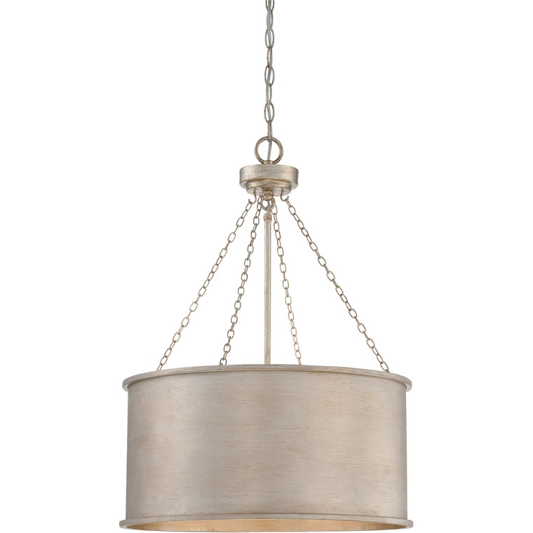 Savoy House Rochester 4 Light Pendant in Silver Patina 7-487-4-53