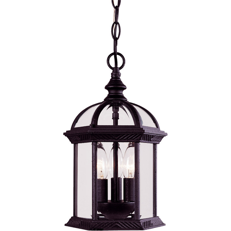 Savoy House Kensington Hanging Lantern in Textured Black 5-0635-BK