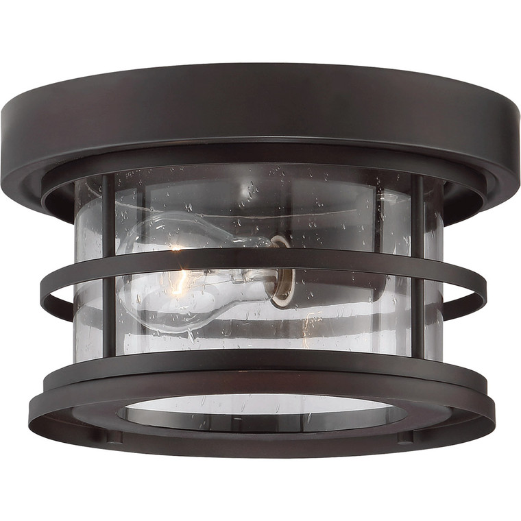 Savoy House Barrett 10"  Outdoor Ceiling Light in English Bronze 5-369-10-13