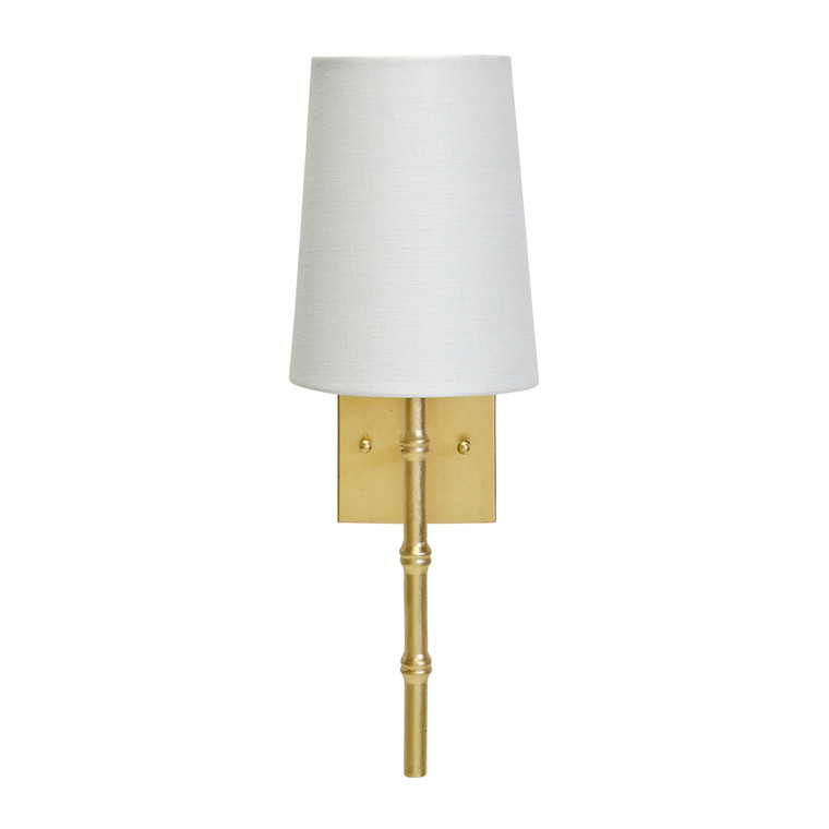 Worlds Away Molly Gold Leafed Wall Sconce MOLLY G
