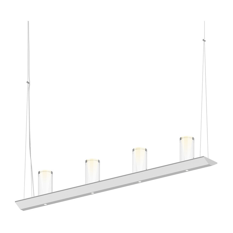 Sonneman Lighting Votives 3' LED Bar Pendant in Satin White 2857.03-SC