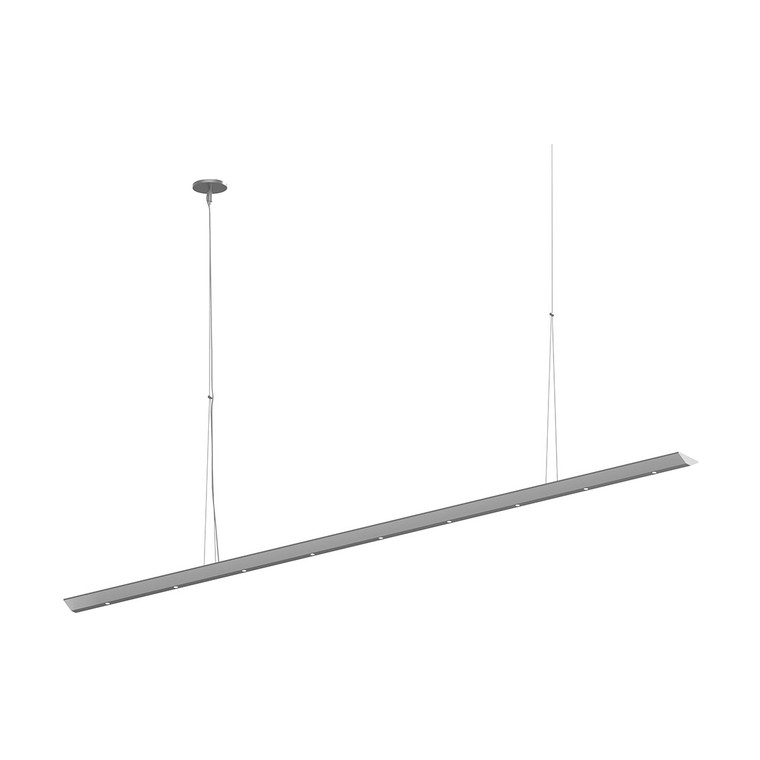 Sonneman Lighting Votives 6' LED Bar Pendant in Bright Satin Aluminum 2859.16-FD