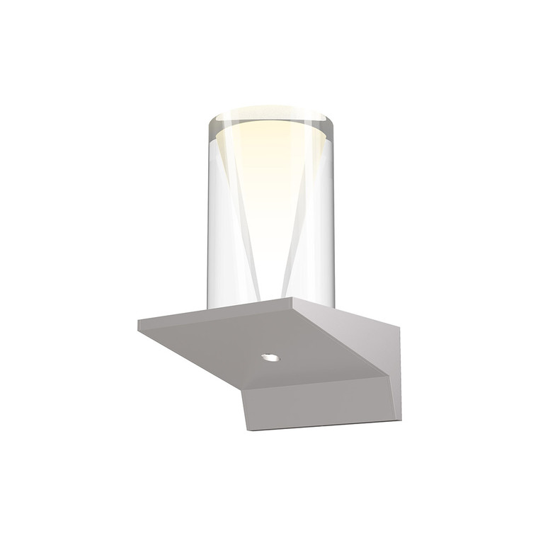 Sonneman Lighting Votives LED Sconce in Bright Satin Aluminum 2850.16-LC