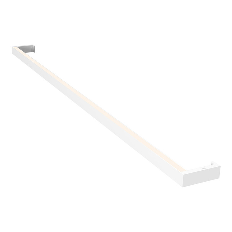Sonneman Lighting Thin-Line 4' One-Sided LED Wall Bar (3500K) in Satin White 2810.03-4-35