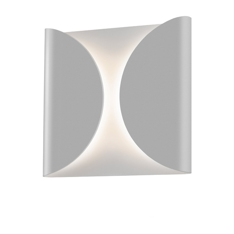 Sonneman Lighting Folds LED Sconce in Textured Gray 2710.74-WL