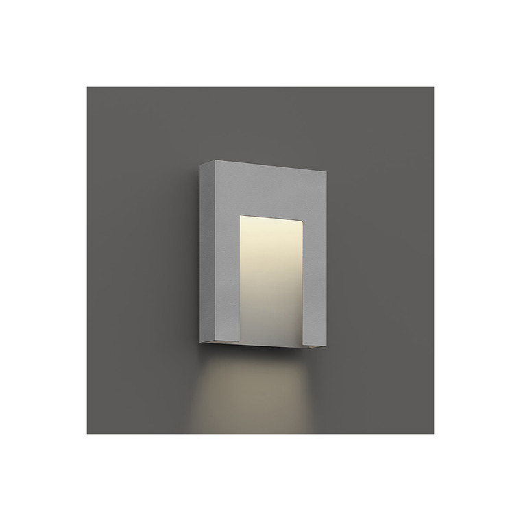 Sonneman Lighting Inset Short LED Sconce in Textured White 7266.98-WL