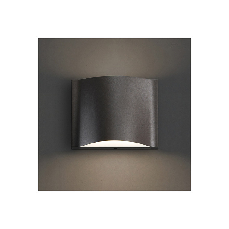 Sonneman Lighting Drift Single LED Sconce in Textured Gray 7238.74-WL