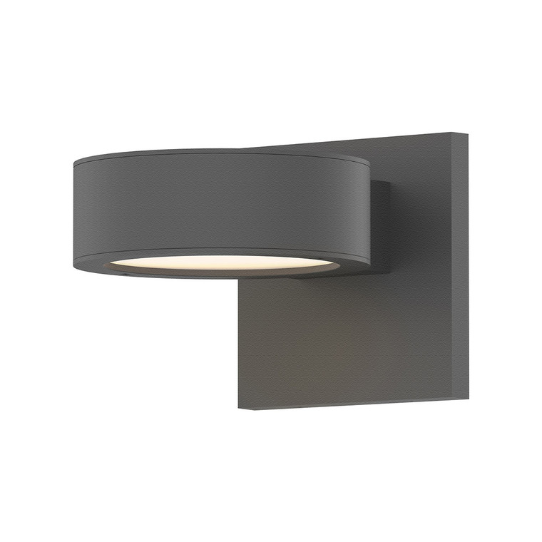 Sonneman Lighting REALS Up/Down LED Sconce in Textured Gray 7302.PL.PL.74-WL