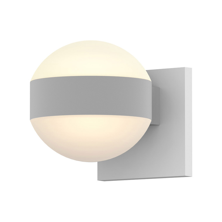 Sonneman Lighting REALS Up/Down LED Sconce in Textured White 7302.DL.DL.98-WL