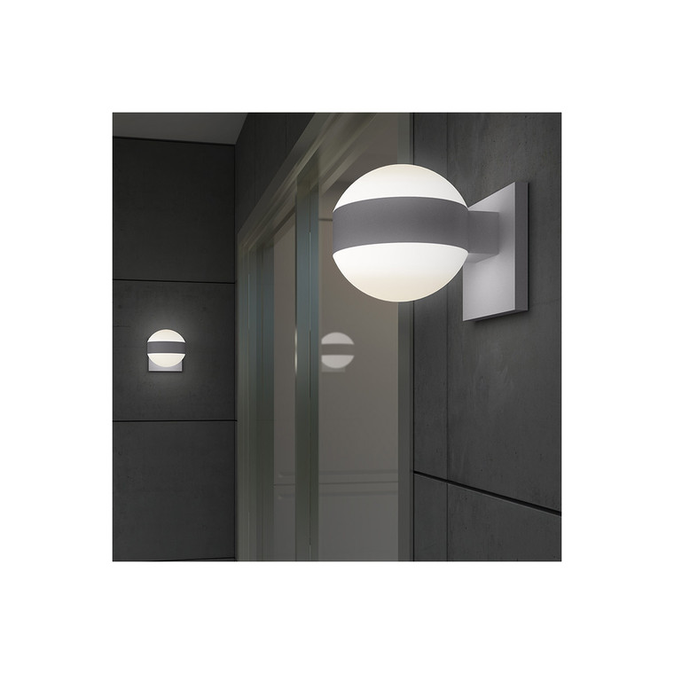 Sonneman Lighting REALS Up/Down LED Sconce in Textured Gray 7302.DL.FH.74-WL