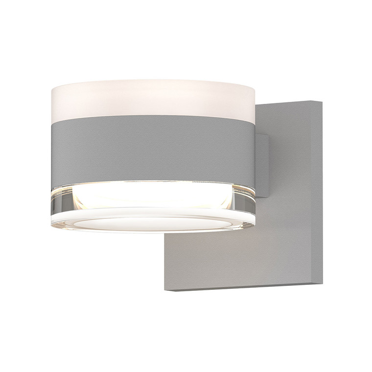 Sonneman Lighting REALS Up/Down LED Sconce in Textured White 7302.FW.FH.98-WL