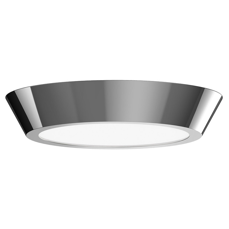 Sonneman Lighting Oculus 16" LED Surface Mount in Polished Nickel 3732.35