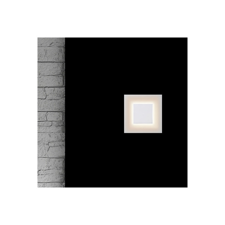 Sonneman Lighting Center Eclipse LED Sconce in Textured White 2368.98