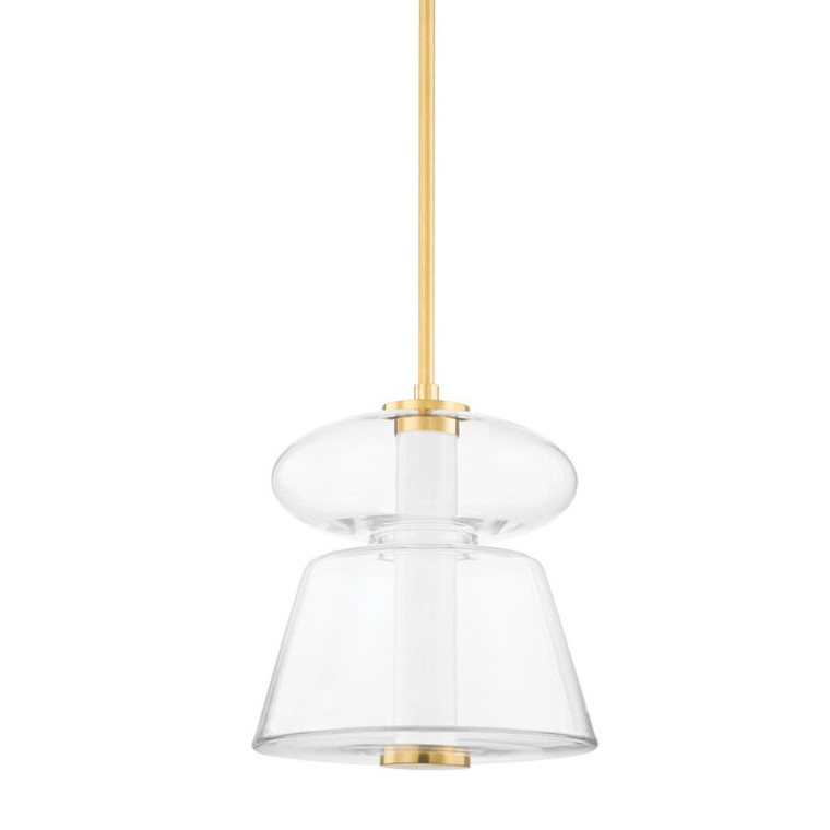 Hudson Valley Lighting Palermo Pendant in Aged Brass 5313-AGB