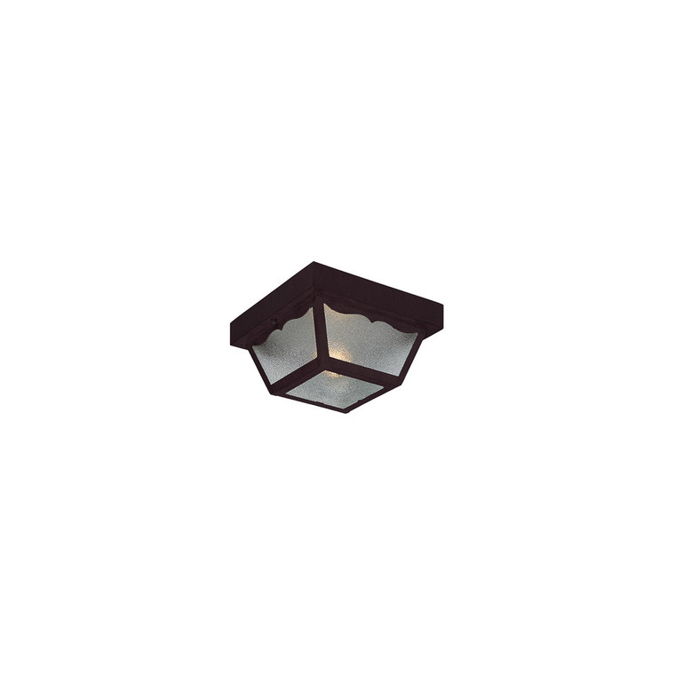 Acclaim Lighting Builder's Choice 1-Light Matte Black Ceiling Light in Matte Black 4901BK