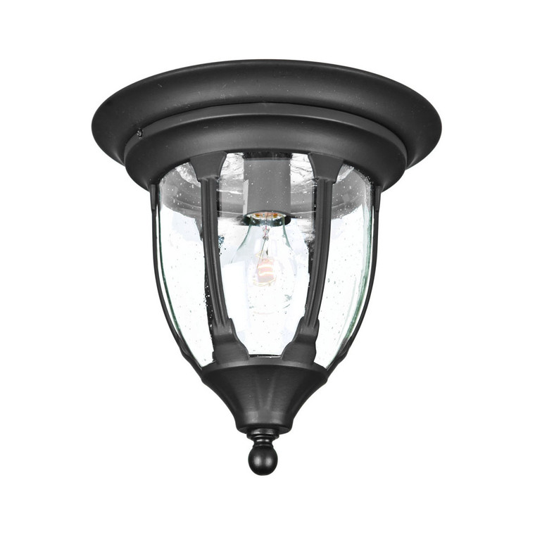 Acclaim Lighting Suffolk 1-Light Matte Black Ceiling Light in Matte Black 5063BK
