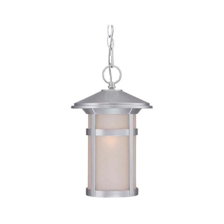 Acclaim Lighting Phoenix 1-Light Brushed Silver Hanging Light in Brushed Silver 39106BS