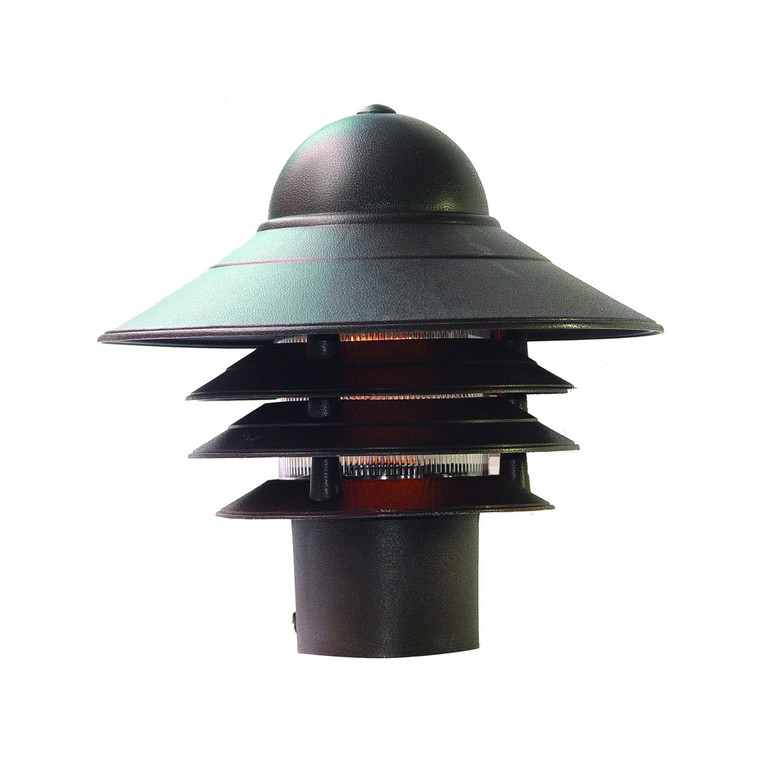 Acclaim Lighting Mariner 1-Light Architectural Bronze Post Mount Light in Architectural Bronze 87ABZ