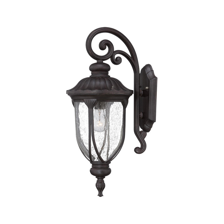 Acclaim Lighting Laurens 1-Light Black Coral Wall Light in Black Coral 2212BC