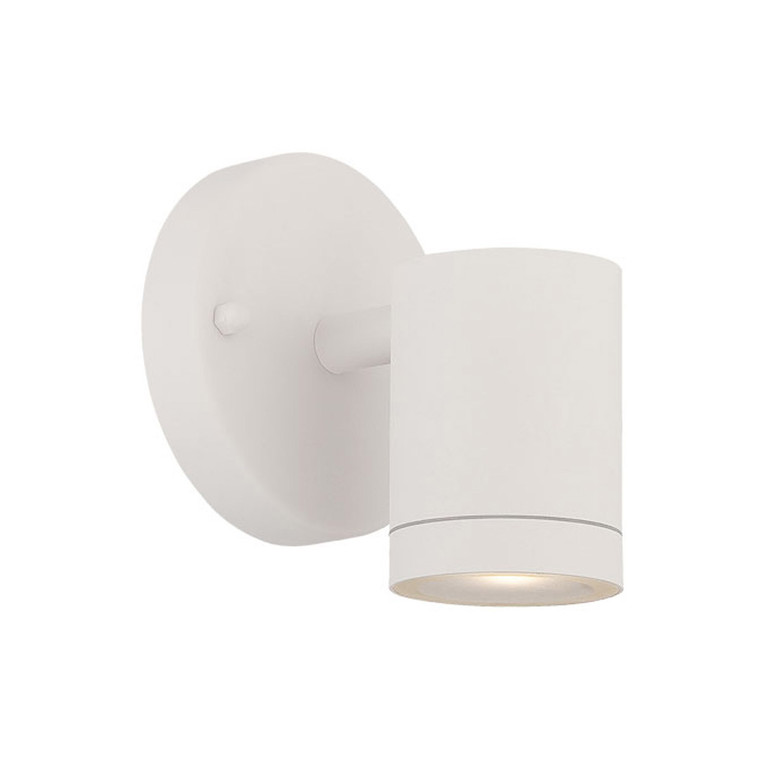 Acclaim Lighting Integrated LED 1-Light Textured White Wall Light in Textured White 1401TW