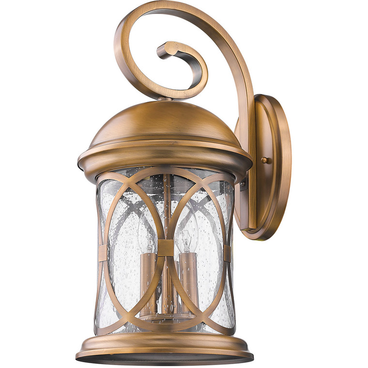 Acclaim Lighting Lincoln 3-Light Antique Brass Wall Light in Antique Brass 1531ATB
