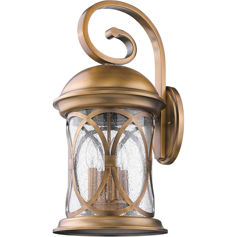 Acclaim Lighting Lincoln 4-Light Antique Brass Wall Light in Antique Brass 1532ATB