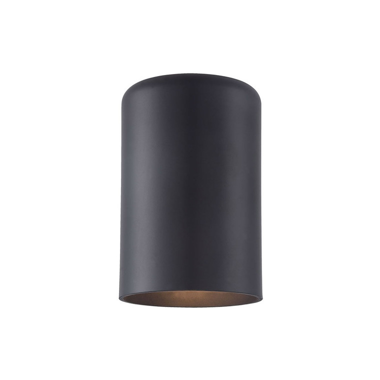 Acclaim Lighting 1-Light Matte Black Cylinder Wall Sconce in Matte Black 31992BK