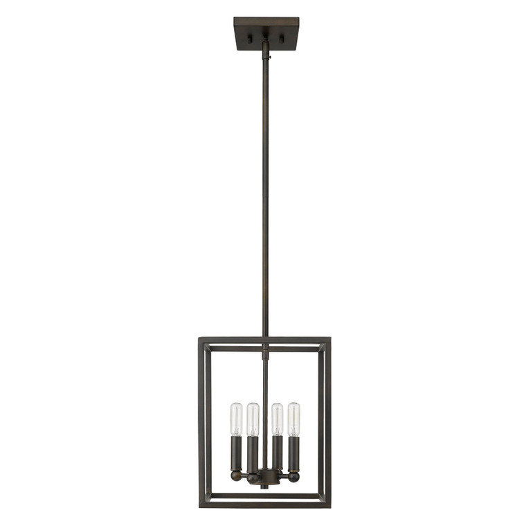 Acclaim Lighting Cobar 4-Light Oil-Rubbed Bronze Pendant in Oil-Rubbed Bronze IN21001ORB