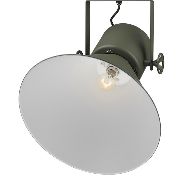 TREND Lighting Crew 1-Light Green Pendant in Green TP10026GN