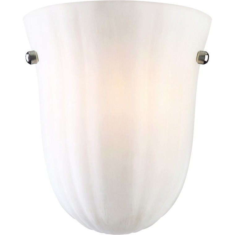 Acclaim Lighting Baronne 1-Light Sconce With Frosted Glass in Satin Nickel IN40601