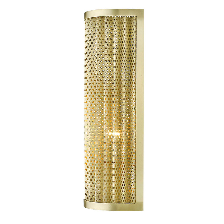TREND Lighting Basetti 1-Light Gold Sconce in Gold TW40014GD