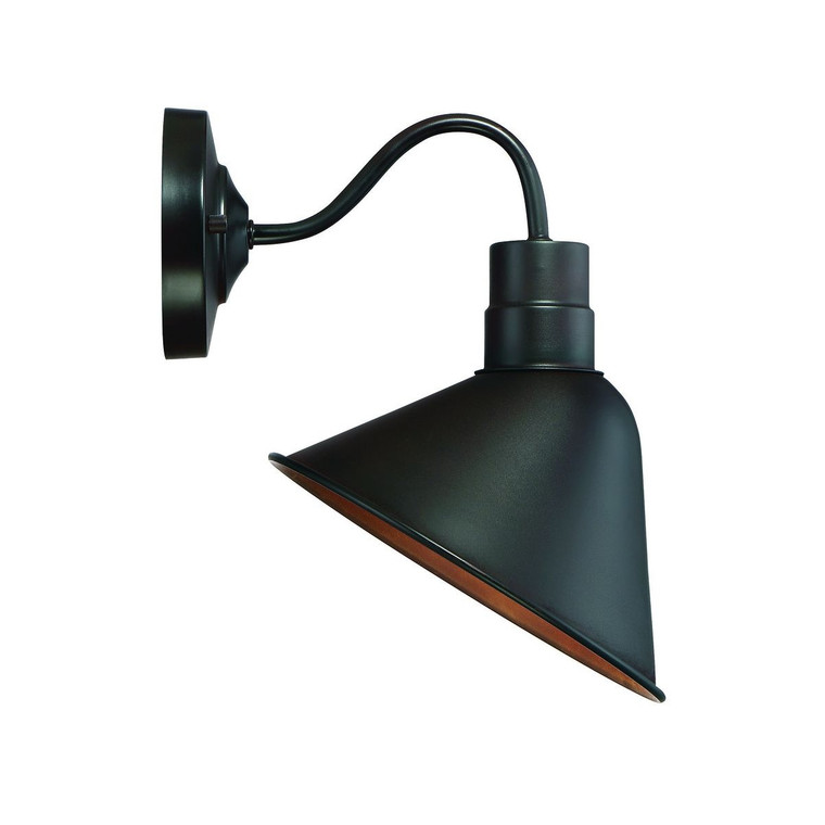Meridian 1-Light Outdoor Wall Lantern in Oil Rubbed Bronze M50061ORB
