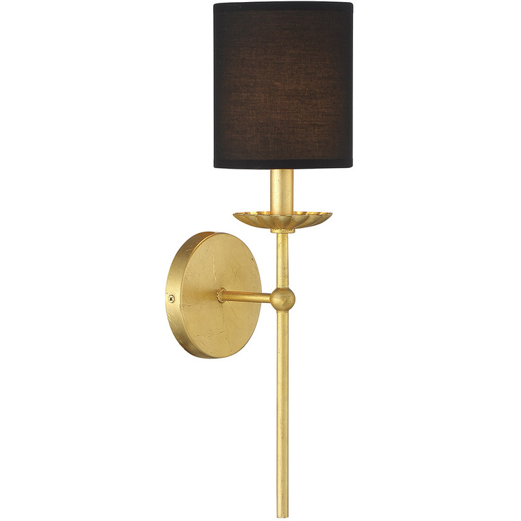 Meridian 1-Light Wall Sconce in True Gold M90079TG