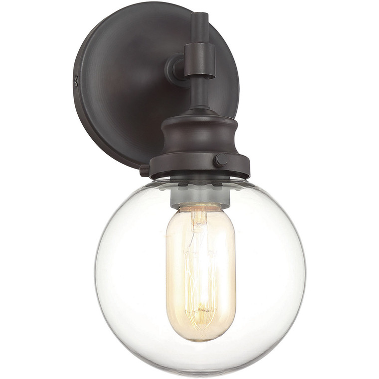 Meridian 1-Light Wall Sconce in Oil Rubbed Bronze M90024ORB