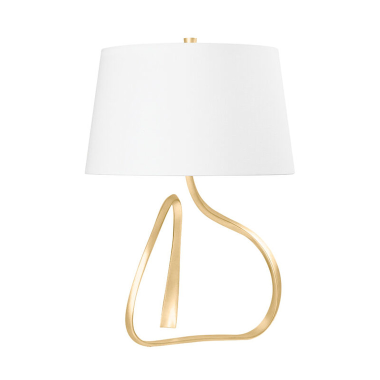 Hudson Valley Lighting Tharold Table Lamp in Vintage Gold Leaf L2018-VGL