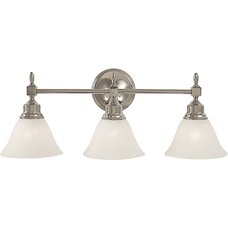 Framburg 3-Light Siena Bronze Taylor Sconce in Siena Bronze with Champagne Marble Glass Shade F-2433 SBR/CM