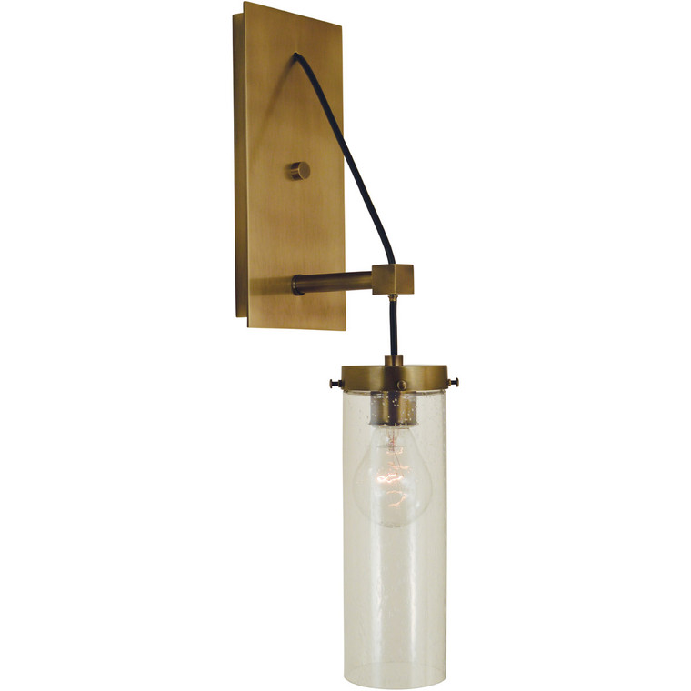 Framburg 1-Light Antique Brass Hammersmith Sconce in Antique Brass F-4751 AB