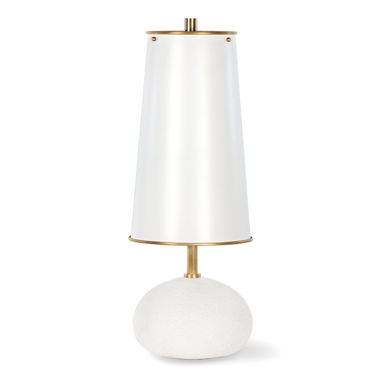 Regina Andrew Hattie Concrete Mini Lamp in White 13-1550WT