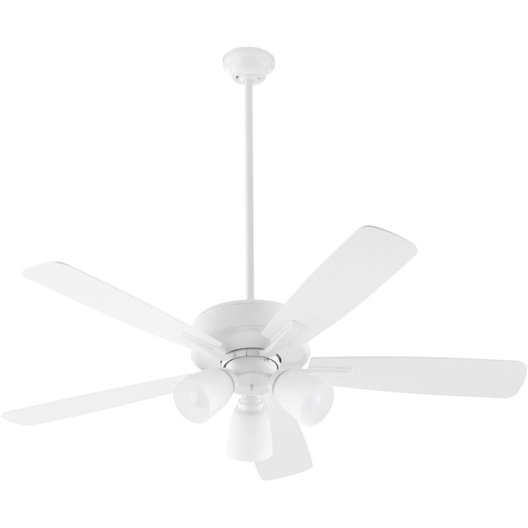 Quorum Ovation Ceiling Fan in Studio White  4525-308