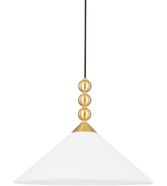 Mitzi 1 Light Large Pendant in Aged Brass H682701-AGB