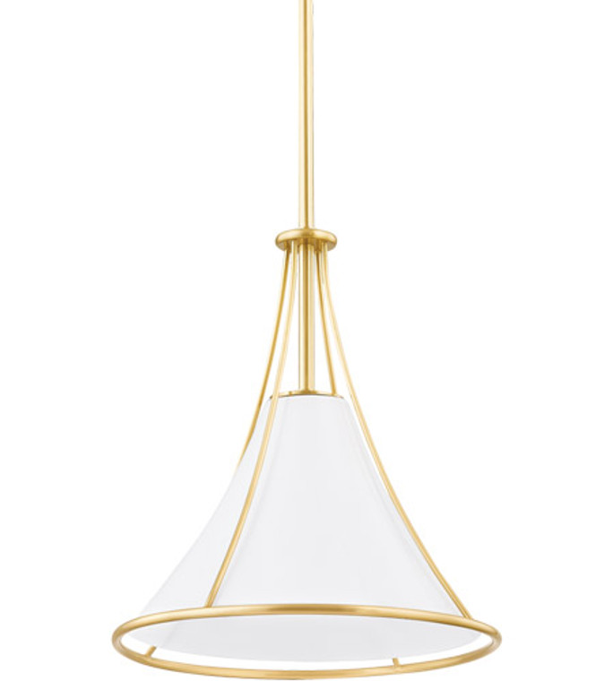 Mitzi 1 Light Small Pendant in Aged Brass H645701S-AGB